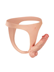 Côme - Gode-Ceinture Réaliste Léger à Sangle Fine - 16 cm