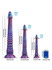Théodore - Gode Fantaisie Tentacule XXL Bleu - 31,5 cm