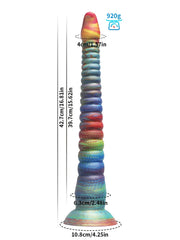 Anatole - Gode Fantaisie Tentacule XXL Arc-en-Ciel - 31,5 cm