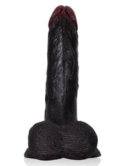 Aymeric - Gode Réaliste Noir avec Testicules Mobiles - 22 cm