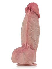 Bastien - Gros Gode Réaliste XL Extra-Épais et Veiné - 27,5 cm