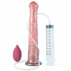 Bérenger - Gode Fantaisie Cheval Éjaculateur XXL Rose - 29,5 cm