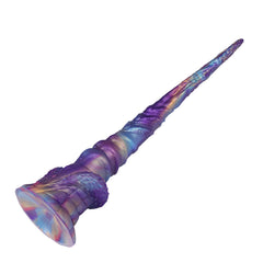 Isidore - Gode Fantaisie Tentacule XXL Violet à Écailles - 44,5 cm