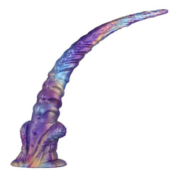 Isidore - Gode Fantaisie Tentacule XXL Violet à Écailles - 44,5 cm