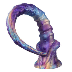 Isidore - Gode Fantaisie Tentacule XXL Violet à Écailles - 44,5 cm