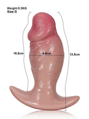 Noé - Gode Réaliste à Base Stable pour le Jeu Anal - 16,5 cm