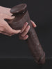 Ambroise - Gode Vibrant Télescopique Télécommandé XL Noir - 26,5 cm