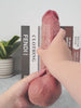Tancrède - Gode Réaliste Cintrable à Tige Métallique - 24 cm